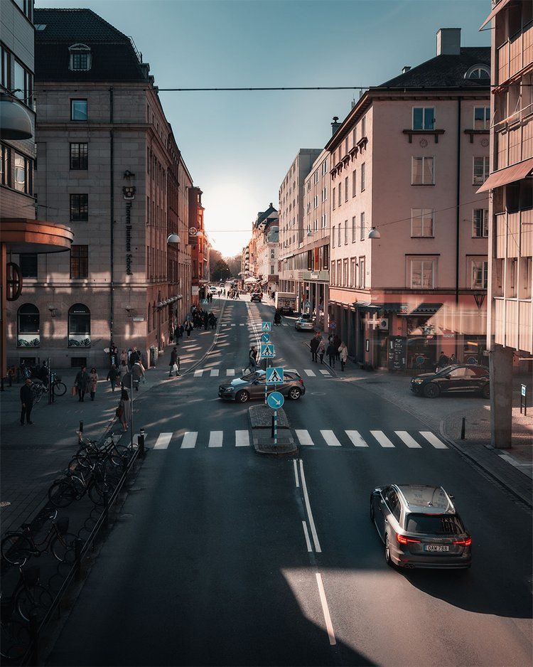 Drönarbild av Hansa köpcenter i Malmö, Keep It Visual
