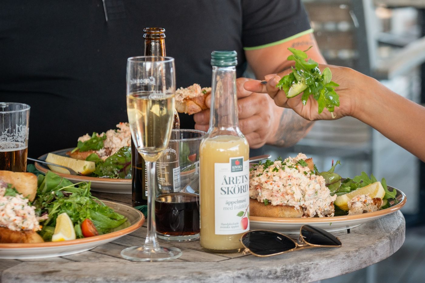 Livsstilsfoto av brunch med bubbel, Keep It Visual